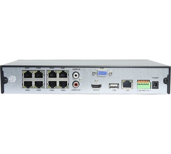 Сетевой IP видеорегистратор Amatek AR-N942F/4P (NVR) с разрешением до 8 Мп 7000500