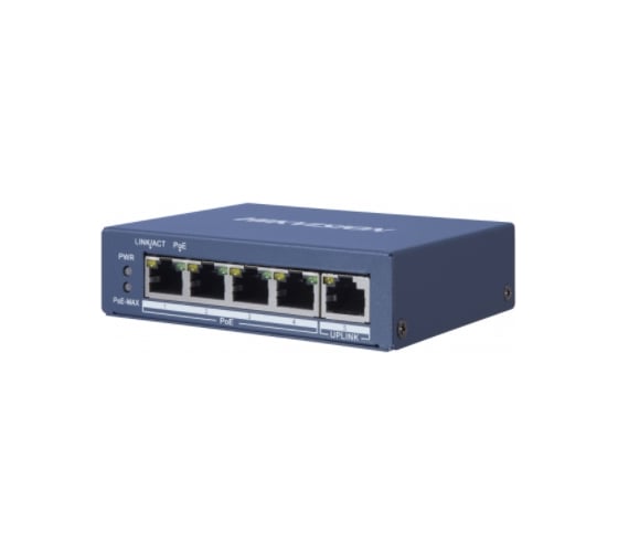 Неуправляемый коммутатор Hikvision DS-3E0505P-E АН5021706