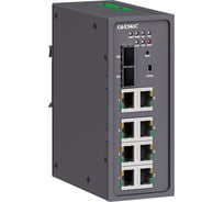 Промышленный управляемый коммутатор DKC 2×100Base X, 1000Base X, 10/100/1000Base T X SFP слота: 8×10/100Base T X портов R N2000 2GX8 N2000-2GX8T-P1