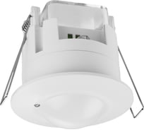 Датчик движения TDM ELECTRIC ДДМ-04Т 5,8ГГц, 65мм, 1200Вт, 10-720с, 1-8м, 3+лк, 180 сбоку+360 сверху гр, IP20 SQ0324-0029