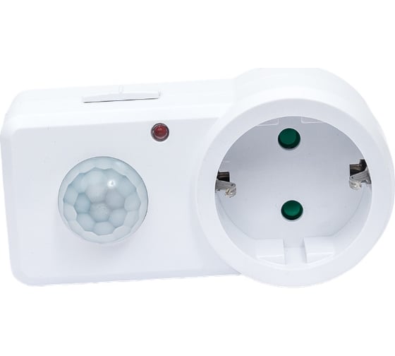 Датчик движения TDM ELECTRIC ДДР-01 1200Вт, 10-420с, 2-9м, 3+лк, 120 градусов, IP20 SQ0324-0027