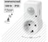 Датчик движения TDM ELECTRIC ДДР-01 1200Вт, 10-420с, 2-9м, 3+лк, 120 градусов, IP20 SQ0324-0027 2