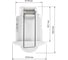 Датчик движения TDM ELECTRIC ДДТ-02 40мм, 800Вт, 10-900с, 6м, 3+лк, 120 сбоку+360 сверху градусов, IP20 SQ0324-0026 3