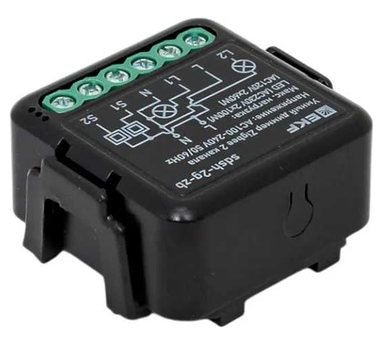 Умный диммер EKF в подрозетник 2-канальный Zigbee Connect Select sdsh-2g-zb