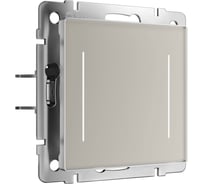 Двухклавишный умный сенсорный выключатель WERKEL W4523641 (дымчатый) a069765