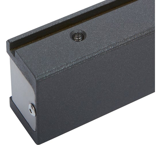 Электромагнитный замок ACCORDTEC ML-200K-3 Premium Grey с планкой, усилие удержания 200 кг, цвет серый RAL 9007, комплектация: с планкой AT-15262