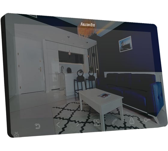 Монитор цветного видеодомофона с зеркальной передней панелью Falcon Eye Mirror HD 00-00334022