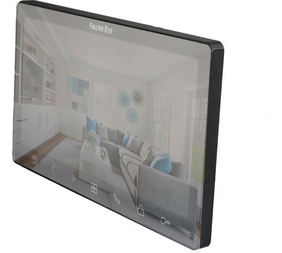 Монитор цветного видеодомофона с зеркальной передней панелью Falcon Eye Mirror HD 00-00334022