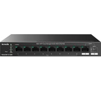 Коммутатор управляемыйTenda TEG2210P-8-120W PoE, 10 портов, 9x1 Гбит/с, SFP 1x1 Гбит/с, PoE 8x30Вт (до 110 Вт) 10000148166