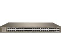 Коммутатор неуправляемый Tenda TEG1050F 50 портов, 48x1 Гбит/с, SFP 2x1 Гбит/с, установка в стойку 10000101030