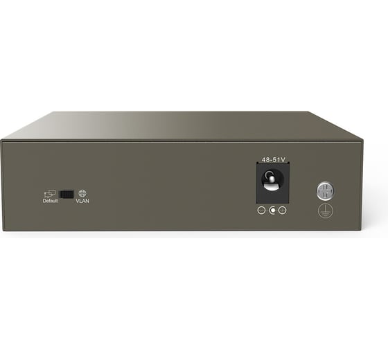 Коммутатор неуправляемый PoE Tenda TEG1105P-4-63W 5 портов, 5x1 Гбит/с, PoE 4x30 Вт (до 58 Вт), настольный 10000090501