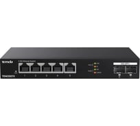 Коммутатор неуправляемый Tenda TEM2007X, 7 портов, RJ-45 5x2,5 Гбит/с, SFP+ 2x10 Гбит/с, настольный, металлический корпус 10000145202
