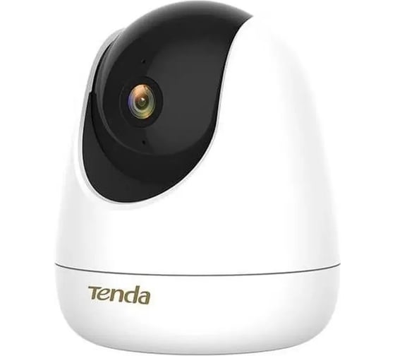 Панорамная камера наклонно-поворотная Tenda CP7, 2560x1440, 15 кадр./сек, CMOS 4 Мп, Wi-Fi, ночная съемка, датчик движения, белый 10000101847