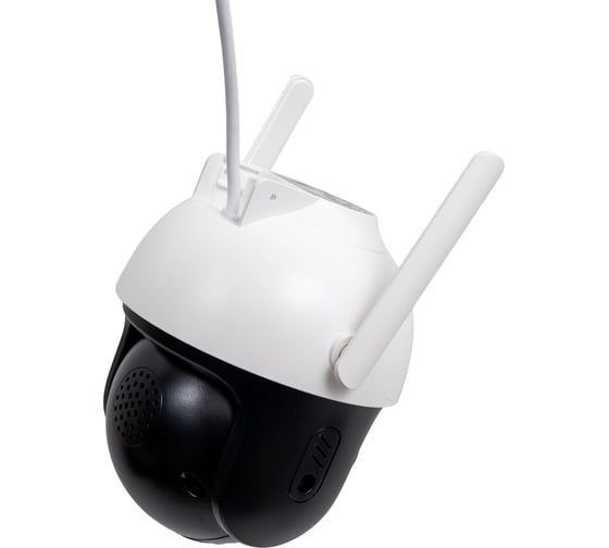 Наружная Wi-Fi камера с панорамированием/наклоном Tenda CH7, 2560x1440, 30 кадр./сек, 4 Мп, 355 по горизонтали, 90 по вертикали, Wi-Fi, IP65, от -30 до 60 C, MicroSD до 256GB, 2 внешние антенны, белый 10000142905