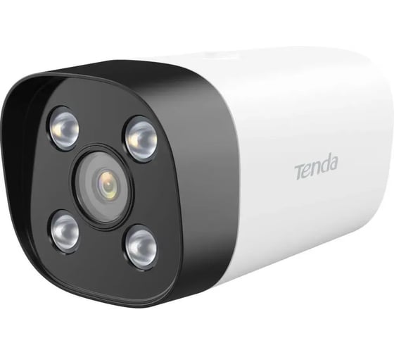 Цилиндрическая уличная IP-камера Tenda IT7-PCS, 2560x1440, 25 кадр./сек, CMOS, 4Мп, PoE, ночная съемка, датчик движения, IP67 10000138551