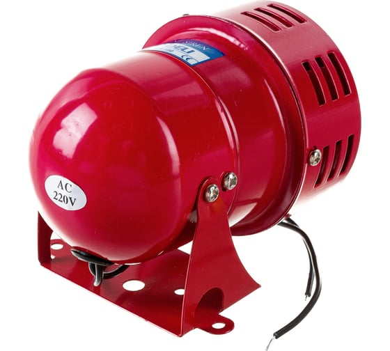 Сирена ANDELI MS-190 роторная, 1 тон, 114 дБ, D=75 мм, 220В, IP20 ADL11-004