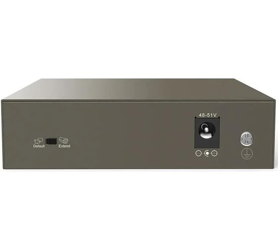 Коммутатор Tenda TEF1105P-4-63W неуправляемый PoE, 5 портов, 5x1 Гбит/с, PoE 4x30 Вт (до 58 Вт), настольный 10000090863