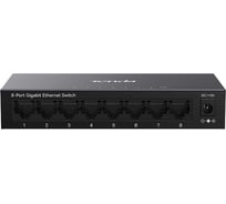 Коммутатор Tenda TEG1008M неуправляемый, 8 портов, 8x1 Гбит/с, настольный, металлический корпус 10000106310