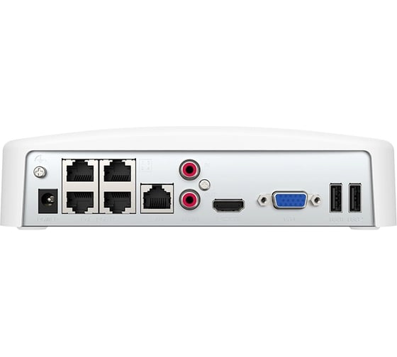 Система видеонаблюдения Tenda K4P-4TR 4 цилиндрических уличных IP-камеры IT7-PRS и видеорегистратор, 2560x1440, 25 кадр./сек, CMOS, 4Мп, PoE, ночная съемка, датчик движения, IP66 10000110414