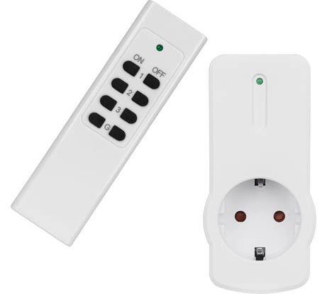 Комплект для беспроводного управления розетками TDM ПУ3-Р1.1 1 приемник "Уютный дом" SQ1508-0204