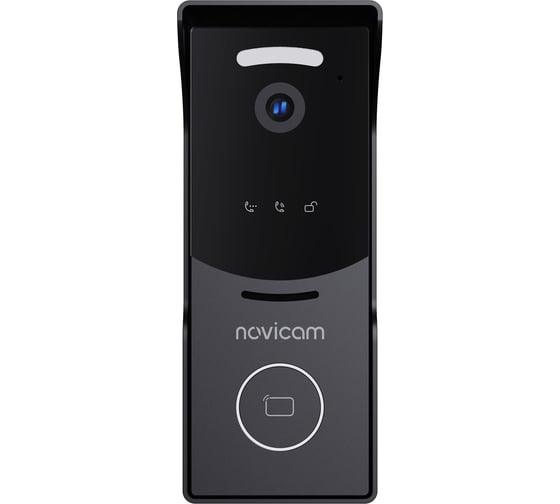 Вызывная панель Novicam STRICT MR IP BLACK, Встроенная СКУД, Считыватель Mifare, Камера: 2.1 Мп, угол обзора 125, подключение к NVR/ПК, Поддержка SIP-протокола 4052 1