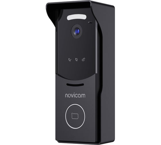 Вызывная панель Novicam STRICT MR IP BLACK, Встроенная СКУД, Считыватель Mifare, Камера: 2.1 Мп, угол обзора 125, подключение к NVR/ПК, Поддержка SIP-протокола 4052