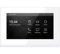 IP-видеодомофон Novihome Novicam IMPULSE 7 IP WIFI WHITE. Touch screen 7. Поддержка 10 панелей, 8 камер, 8 датчиков, 9 доп.домофонов. Запись фото/видео. Приложение Smart Life. W 4050