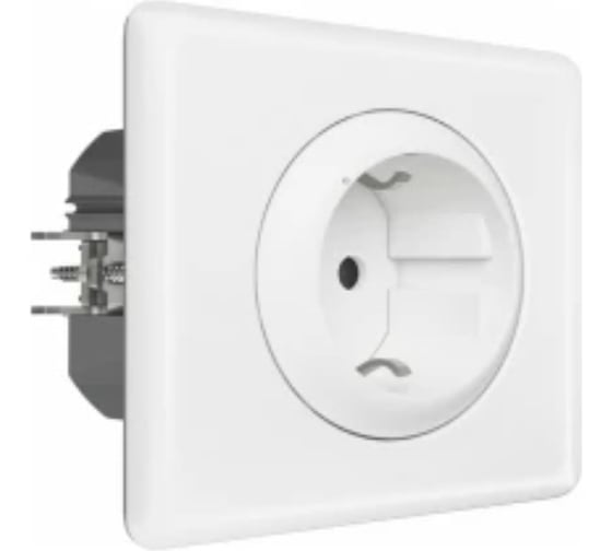 Умная розетка Legrand Celiane with NETATMO, 2К+З 16А 230В, Цвет Белый, Рамка Белый глянец, 64830