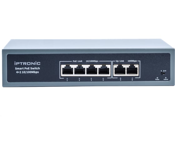 POE Коммутатор IPTRONIC PS3-E6P4H