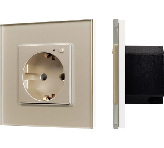 Розетка электрическая Arlight с Zigbee управлением SCT-OMALI-EUZB1-PL-GD 1шт 0 50218