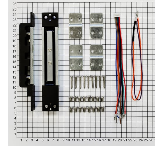 Электромагнитный замок сдвиговый DOORLOCK EMS-120, DC12/24В, усилие удержания 1200кгс 78030