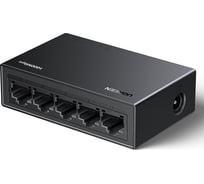 Коммутатор сетевой UGREEN CM833 5-Port Gigabit Ethernet Switch PC+ABS Housing EU. Цвет: серый 35492EU