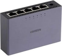 Коммутатор сетевой UGREEN CM633 5-Port Gigabit Ethernet Switch Aluminum Housing EU. Цвет: серый 15641EU