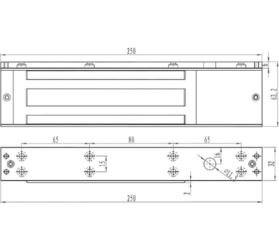 Замок электромагнитный Smartec ST-EL350ML 6026378