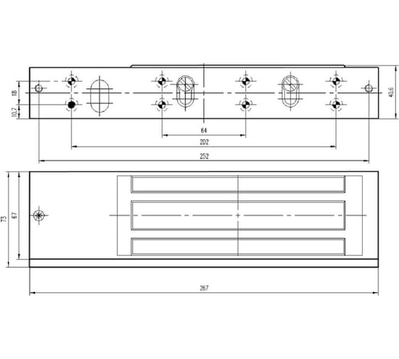 Замок электромагнитный Smartec ST-EL500ML 6026383