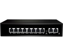 Коммутатор неуправляемый NETLAN 8_10/100Мбит/с PoE (af/at), 2_100Мбит/с RJ45 NLS-1110P