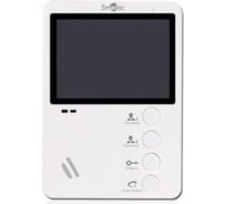 Монитор видеодомофона Smartec ST-MS104-WT 4 без памяти, белый smkd0289