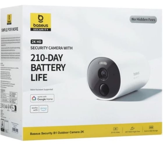Камера наружная Baseus B1 2K White/белый BAS-S0SV002130
