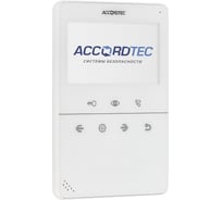 Монитор домофона ACCORDTEC AT-VD432C WH AT-01526