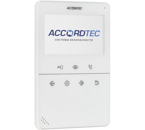 Монитор домофона ACCORDTEC AT-VD432C WH AT-01526