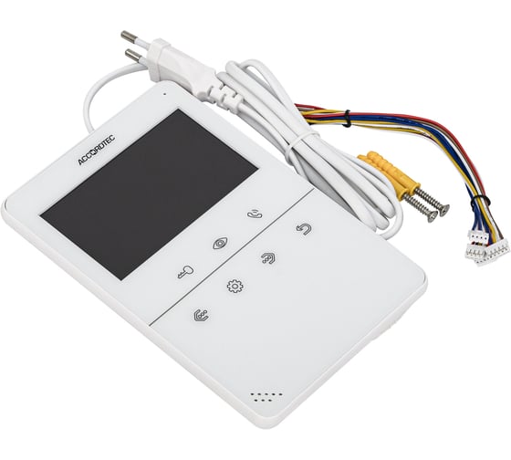 Монитор домофона ACCORDTEC AT-VD432C WH AT-01526