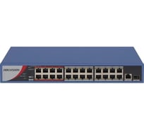 Коммутатор HIKVISION DS-3E0326P-E/M(C) (L2) 25x100Мбит/с 1SFP 24PoE 230W неуправляемый 1170701