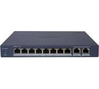 Коммутатор HIKVISION DS-3E1310P-EI/M (L2) 8x100Мбит/с 2SFP 60W 414039