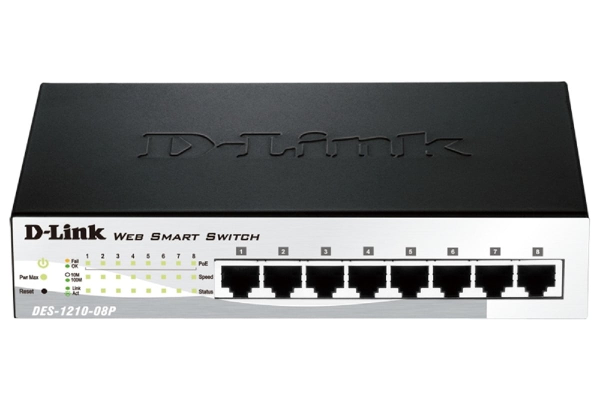 Smart switch 10. Коммутатор d-link des-1018p. Коммутатор d-link des-1210-08p. D link 1210 des 1210. Des-1210-08p коммутатор 8 Ports POE web Smart III.