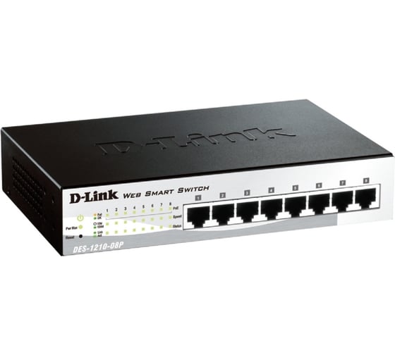 Коммутатор D-link DES-1210-08P 1