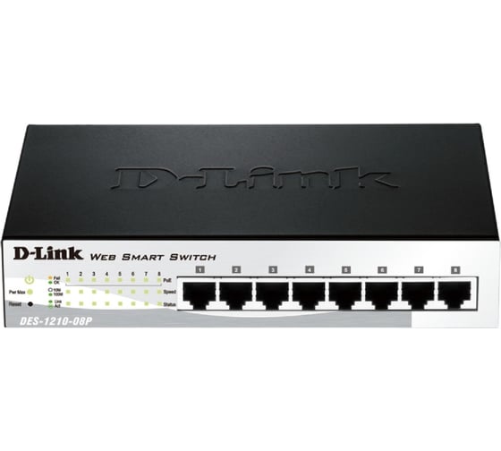 Коммутатор D-link DES-1210-08P