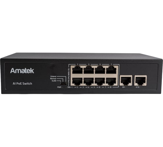 Коммутатор Amatek AN-S10P8F PoE 7000451