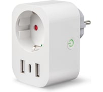 Розетка Uniel USH-A103 1G/UC/WF WHITE UL-00011389