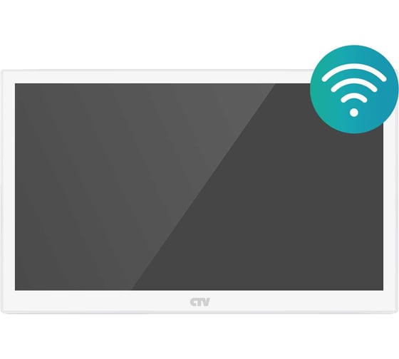 Монитор цветного видеодомофона CTV -M5101 белый 4100186 1