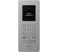 Видеодомофон многоабонентский уличный Rubetek серый RV-3434/Gr